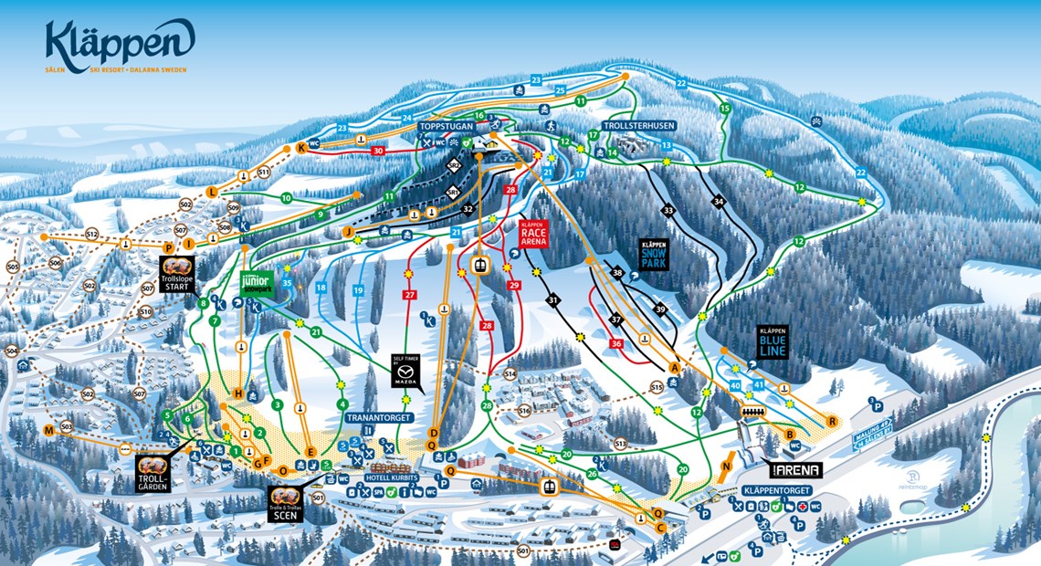 piste map
