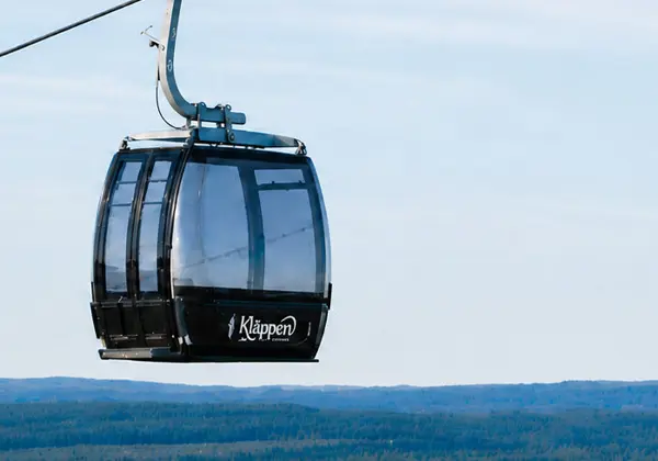 en bild på gondol sälen