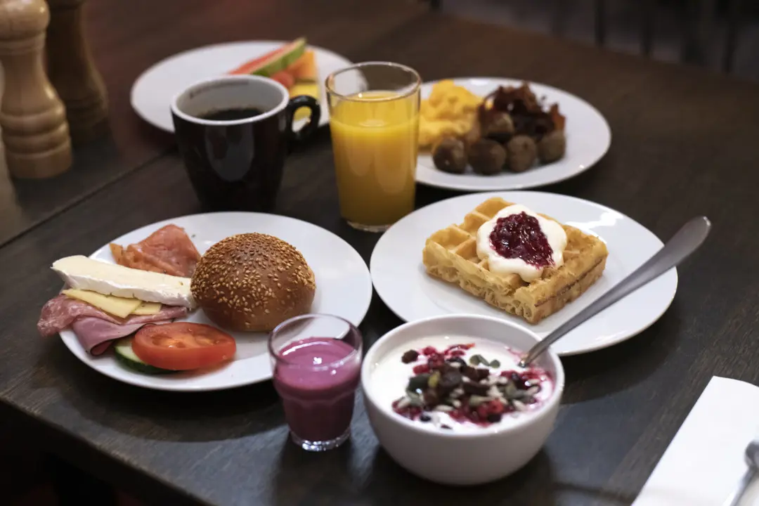 Frukostbuffé på Halster