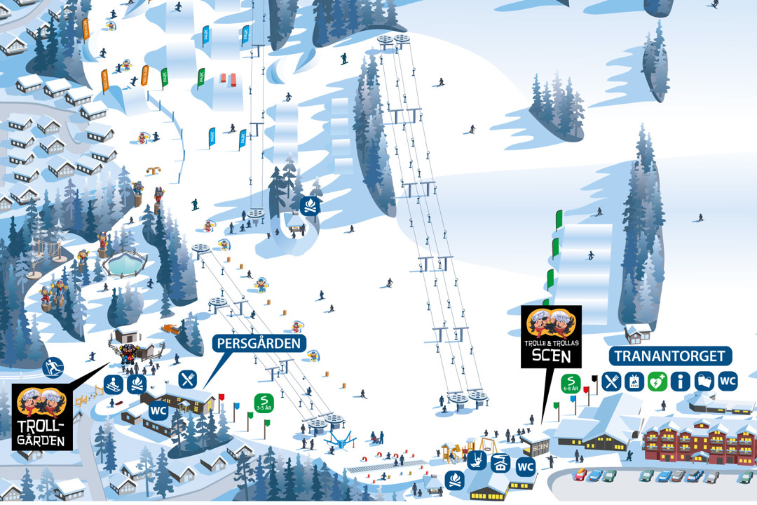 En karta över barnområdet 