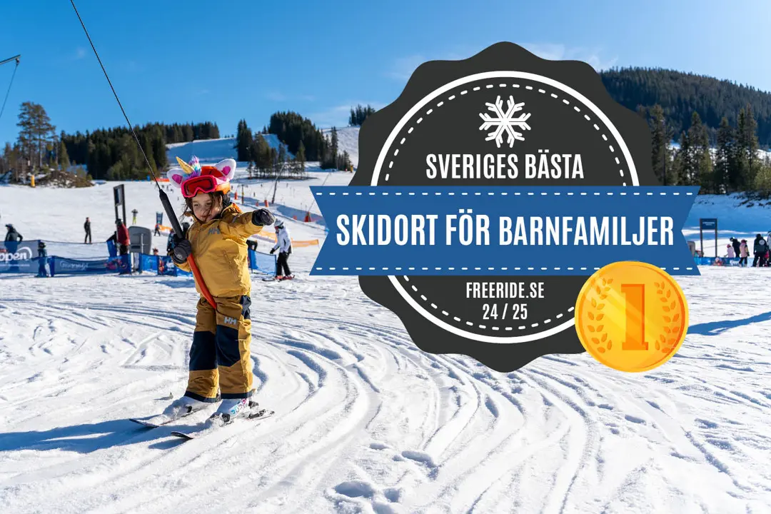 Sweden's best ski resort for families with children